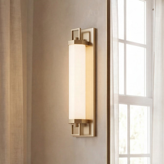 Parker 18'' LED Bathroom Vanity Light in Noble Brass (128|8-3303-18-127)
