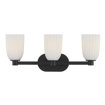 Baldwin 3-Light Bathroom Vanity Light in Matte Black (128|8-1245-3-BK)