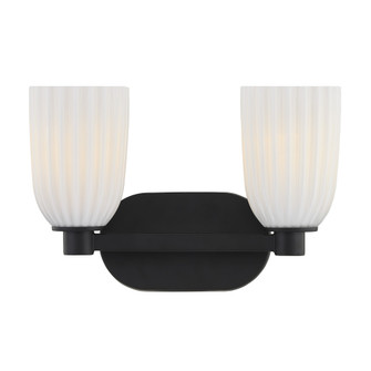 Baldwin 2-Light Bathroom Vanity Light in Matte Black (128|8-1245-2-BK)