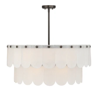 Ashton 10-Light Pendant in Mediterranean Bronze (128|7-9800-10-15)