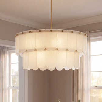 Ashton 10-Light Pendant in Noble Brass (128|7-9800-10-127)