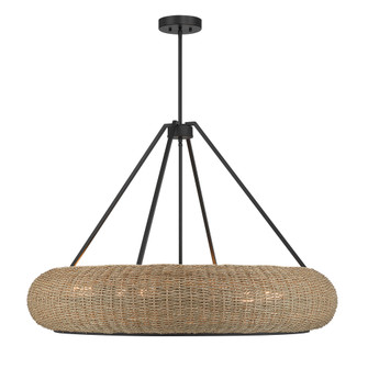Gaia 6-Light Pendant in Matte Black by Breegan Jane (128|7-8301-6-89)