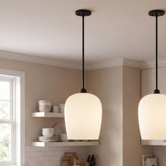 Livingston 1-Light Pendant in Matte Black (128|7-7209-1-89)