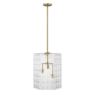 Reddick 3-Light Pendant in Warm Brass (128|7-6209-3-322)