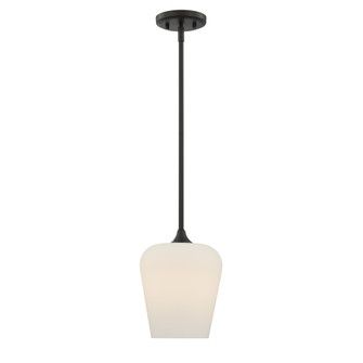 Octave 1-Light Pendant in Matte Black (128|7-6036-1-BK)