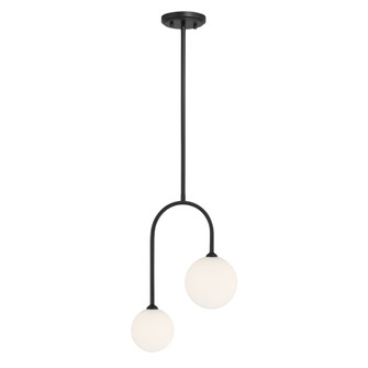 Chester 2-Light Pendant in Matte Black (128|7-5981-2-89)