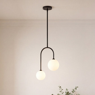 Chester 2-Light Pendant in Matte Black (128|7-5981-2-89)