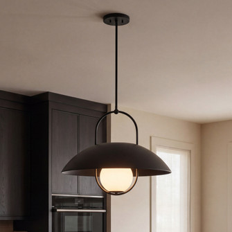 Lehigh 1-Light Pendant in Matte Black (128|7-3070-1-89)