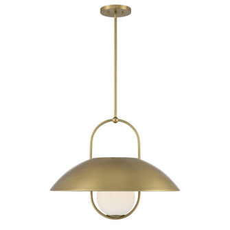 Lehigh 1-Light Pendant in Warm Brass (128|7-3070-1-322)