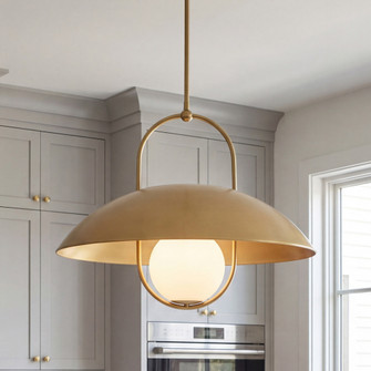 Lehigh 1-Light Pendant in Warm Brass (128|7-3070-1-322)