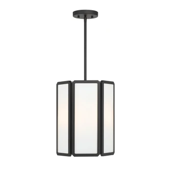 Leeds 3-Light Pendant in Matte Black (128|7-1700-3-89)