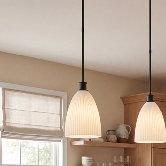 Baldwin 1-Light Pendant in Matte Black (128|7-1244-1-89)