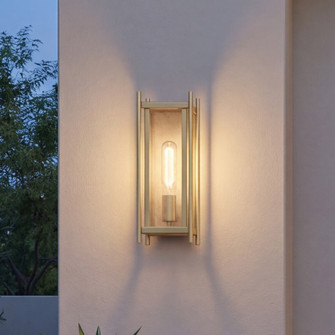 Jacobs 1-Light Outdoor Wall Lantern in Serene Brass (128|5-3804-344)
