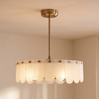 Ashton 5-Light Fan D'Lier in Noble Brass (128|28-FD-9802-127)