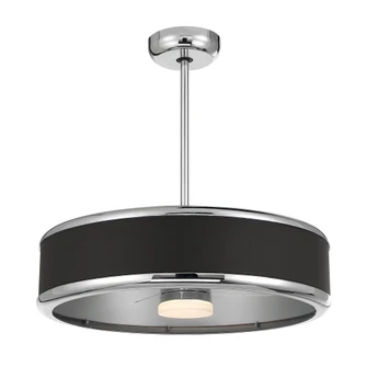 Archer LED Fan D'Lier in Polished Nickel (128|28-FD-485-109)