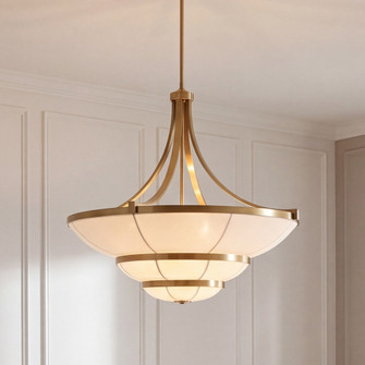 Constantine 4-Light Chandelier in Warm Brass (128|1-9152-4-322)