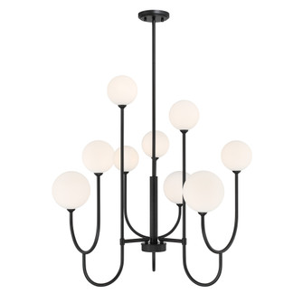 Chester 9-Light Chandelier in Matte Black (128|1-5980-9-89)