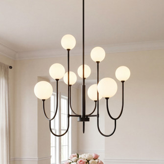 Chester 9-Light Chandelier in Matte Black (128|1-5980-9-89)