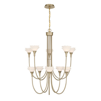 Florena 10-Light Chandelier in Noble Brass by Breegan Jane (128|1-5083-10-127)