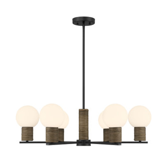 Jarrell 6-Light Chandelier in Matte Black (128|1-4080-6-89)