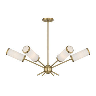 Denison 6-Light Chandelier in Warm Brass by Dann Foley (128|1-3198-6-322)