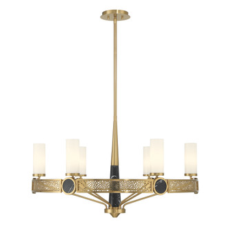 Farrell 6-Light Chandelier in Warm Brass by Dann Foley (128|1-2914-6-322)