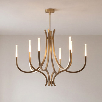 Bradford 8-Light Chandelier in Noble Brass (128|1-1900-8-127)