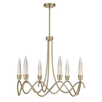 Sofia 6-Light Chandelier in Noble Brass (128|1-1798-6-127)