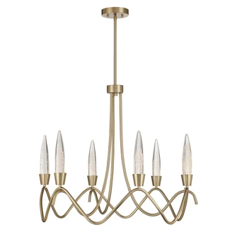 Sofia 6-Light Chandelier in Noble Brass (128|1-1798-6-127)