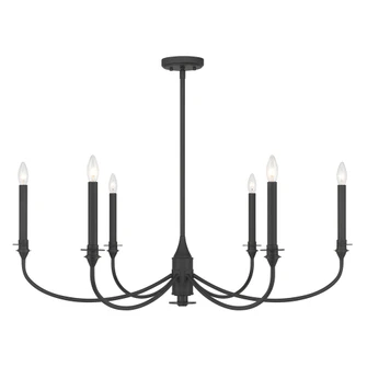 Coventry 6-Light Chandelier in Matte Black (128|1-1500-6-89)