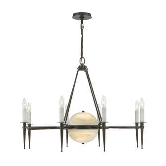 Sanger 10-Light Chandelier in Mediterranean Bronze by Dann Foley (128|1-1488-10-15)