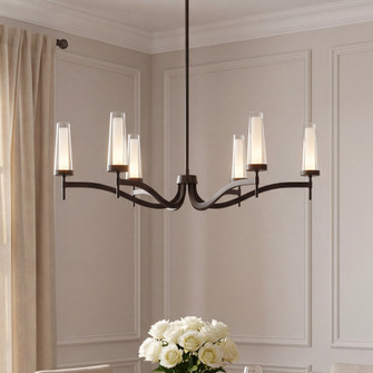 Butler 6-Light Chandelier in Mediterranean Bronze (128|1-1464-6-15)