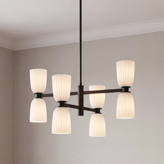 Baldwin 8-Light Chandelier in Matte Black (128|1-1248-8-89)