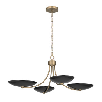 Chandelier/Semi Flush 4Lt (2|52854CPZBK)