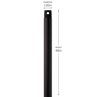 48 Inch Ceiling Fan Downrod (2|C2607-SNB)