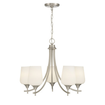 Octave 5-Light Chandelier in Satin Nickel (128|1-6032-5-SN)