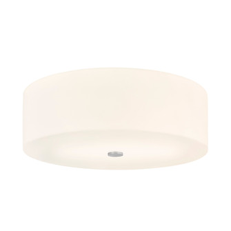 Classic 24'' 5-Light Acrylic Flush-Mount (254|ACR-9732-OPAL-NCKL)
