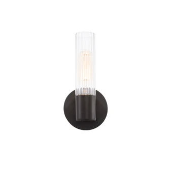 Rimini ADA 1-Light Wall Sconce (254|FSN-8351-CLFT-MBLK)