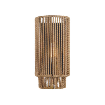 Milos ADA 1-Light Naural Rope Wall Sconce (254|ECO-8303-MBLK)