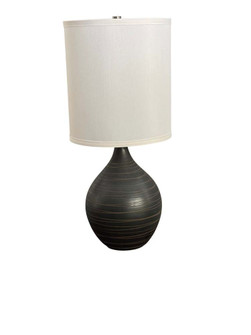 Scatchard Stoneware Table Lamps (34|GS201-SBM)