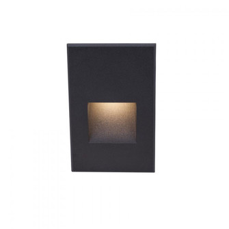 LED STEP LGT 120V VERT SCOOP 3000K (1357|WL-LED200-30-BK)