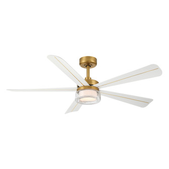 Nellora 52'' 5CCT LED Smart Ceiling Fan (39|F772L-LBR/ALW)