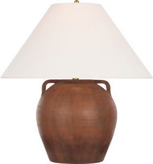 Mason 26'' Table Lamp in Natural Terracotta with Linen Shade (279|AL 3627NTC-L)