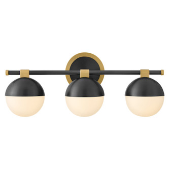 Medium Three Light Vanity (87|54563LCB-BK)