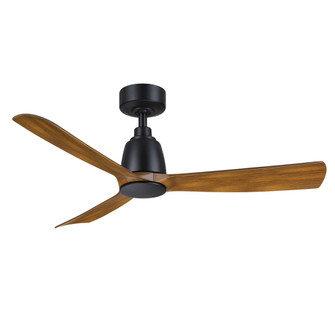 Kute 44 inch Indoor/Outdoor Smart Ceiling Fan - Black with Koa Blade (90|FPD8547BLK)