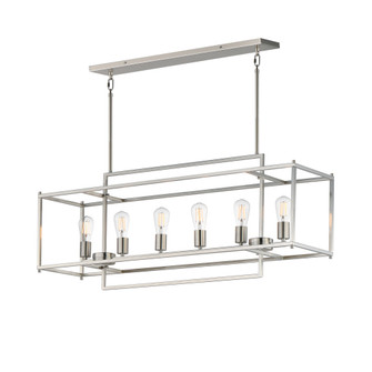 Gridline 6-Light Linear Pendant (19|10416SN)