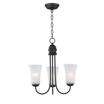 Logan 3-Light Chandelier (19|10043FTBK)