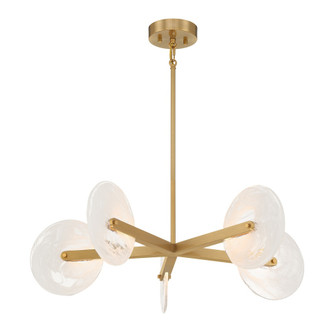 Ainslie 5-Light LED Chandelier in Warm Brass (128|1-9305-5-322)
