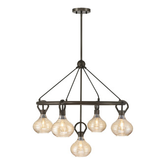 Sheriden 5-Light Chandelier in Mediterranean Bronze (128|1-2276-5-15)