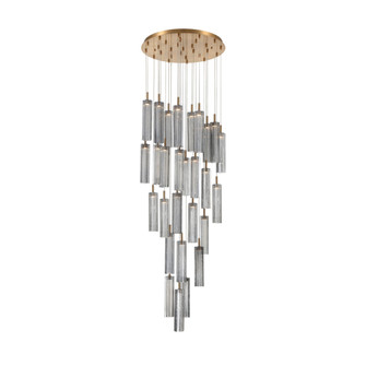 Addis 26'' Integrated LED Multi-Light Aged Brass Pendant (205|ADD-415-AG-SM)